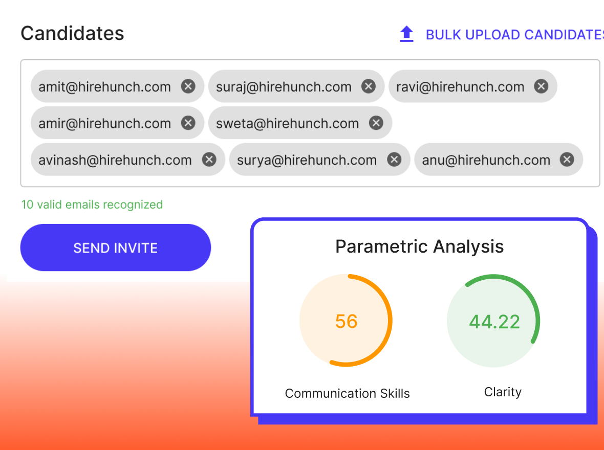 Customizable interview evaluation parameters - Define custom weightages for technical skills, problem-solving, and interpersonal abilities