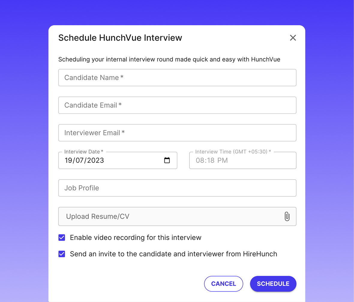 Customizable interview evaluation parameters - Define custom weightages for technical skills, problem-solving, and interpersonal abilities