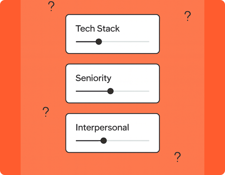 Customizable technical interview evaluation parameters - HireHunch feature
