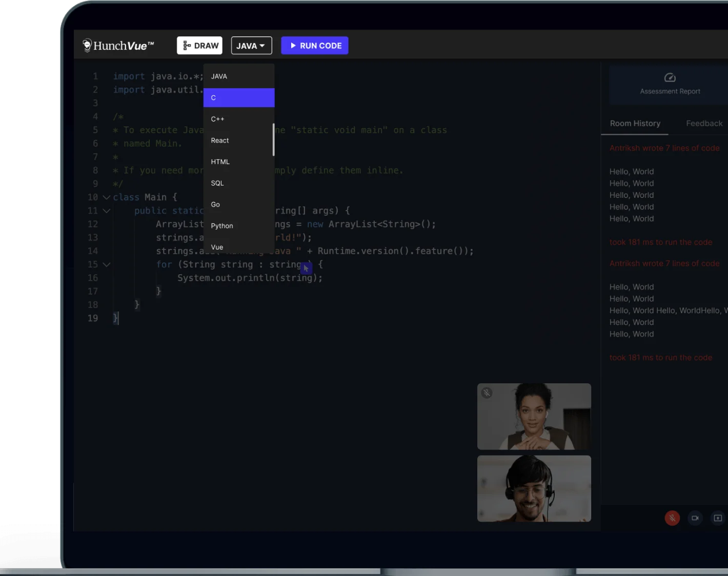 Interviewing Platform